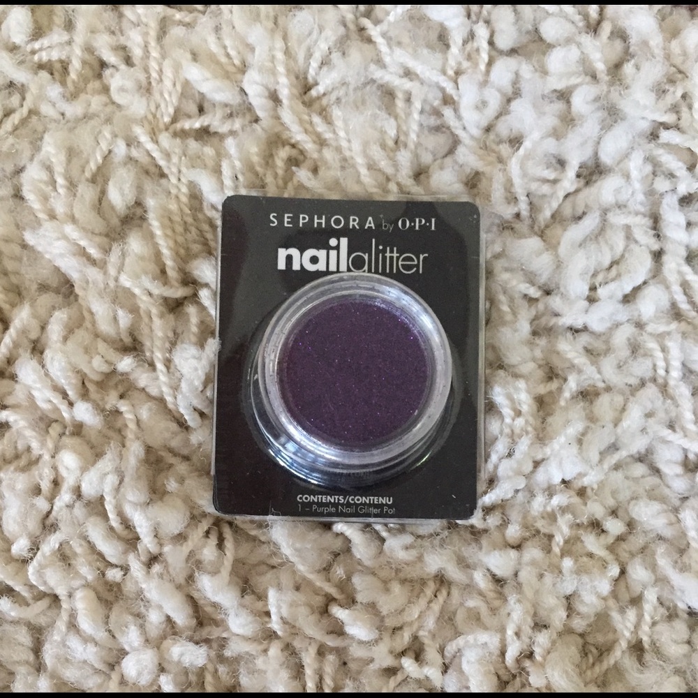 Sephora by OPI glitter purple